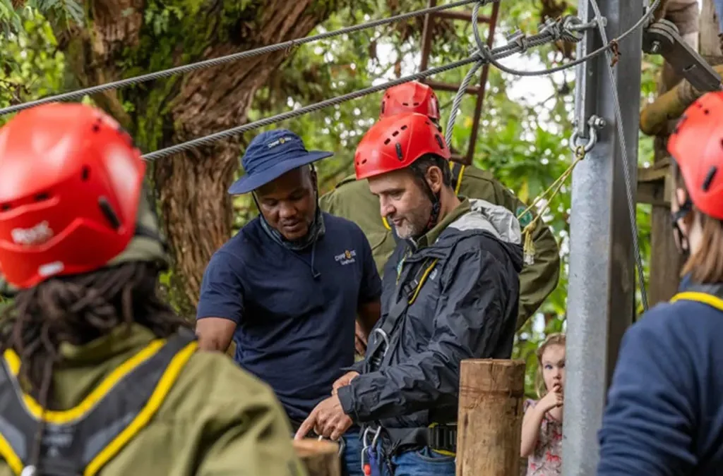 Zip Lining in Nyungwe Forest National Park